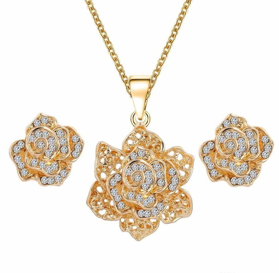 bridesmaid-jewelry-set-for-women-bridal-wedding-alloy-gold-australian-crystal-diamond-jewelry-necklace-earrings-party-jewelry-set