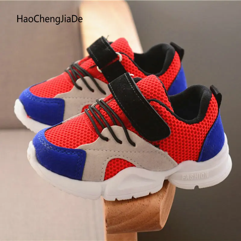 Beste Fashion Kinderschoenen Jongens Meisjes Licht Sneakers Baby Meisje Air Mesh Ademend Soft Kids Casual antislip Running sport Schoenen