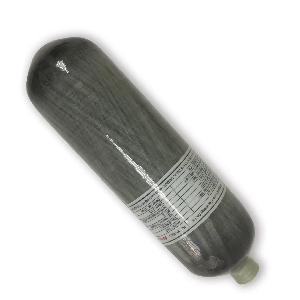 Hot sale 2 17L 30Mpa 4500psi gas cylinder carbon fiber tank for pcp air gun compressed