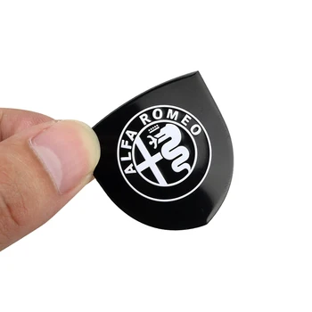 

Car Accessories Decal For Alfa Romeo 155 159 147 GT 156 Mito Giulia Giulietta Auto Car Styling Metal Car Sticker Emblem Badge
