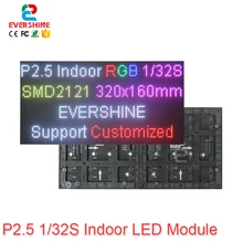 Сумасшедшая цена P2.5 Крытый полноцветный Smd2121 светодиодный дисплей модуль 1/32 сканирования 2,5 мм RGB светодиодные панели размер 320x160 мм