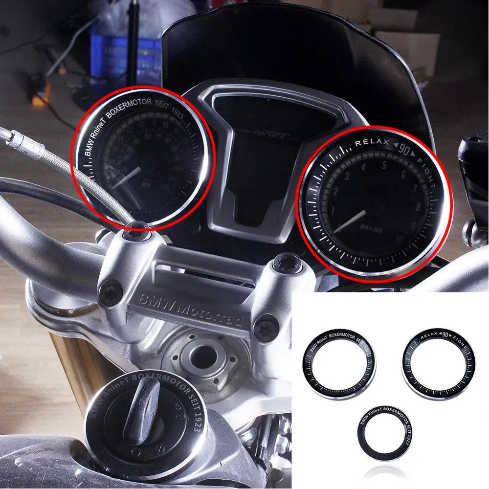 

Techometer Speedometer Speedo Techo Key Ring Cover for For BMW R NINE T R9T R1200R 2014 2015 2016 2017 14-17