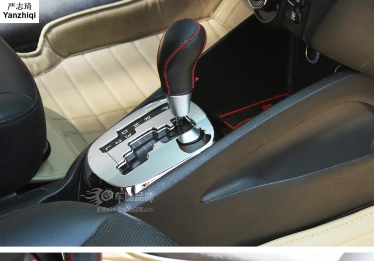 

The ABS electroplating car stickers of special Automatic transmission decoration sequins cover AT for KIA K2 RIO