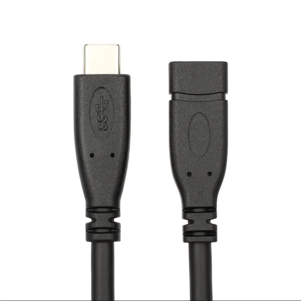 USB-C 3.1 الذكور إلى الإناث نوع-C الموسعة كابل بيانات USB-C سريع الشحن تمديد الكابلات لأي USB C واجهة جهاز 0.2 m-1 m