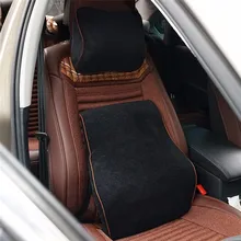 Автомобильное сиденье с эффектом памяти, подушка для автомобиля, поясничная поддержка, массажное сиденье, Нижняя Талия, спинка, подушка для шеи, теплые аксессуары для интерьера