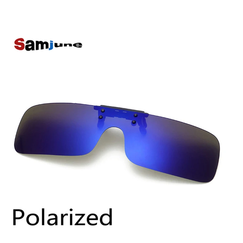 Clip su Occhiali Da Sole polarizzati clip su occhiali piazza Polaroid Lens  Uomo Donna Occhiali Da Sole a specchio di Visione Notturna di Guida auto| clip on glasses|glasses brandglasses hole - AliExpress