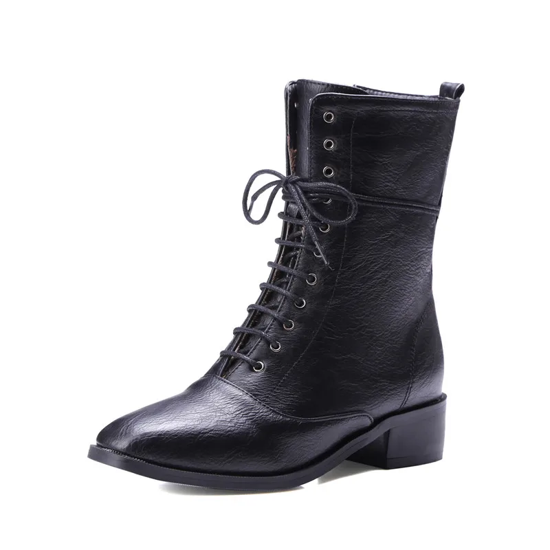 Moda Motocicleta De Anmairon brown Fur Tacones Grandes 34 Mujer Fur Black roundtoe Zapatos black grey Fur Encaje Y Tobillo With beige grey 43 Otoño Primavera brown Para Fur Botas Cuadrados beige Tamaño PP8nxqdrwv