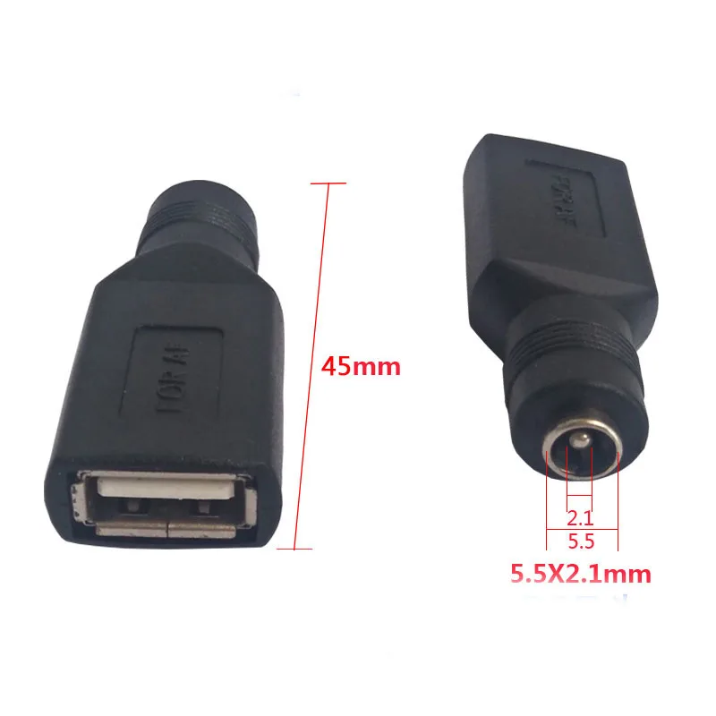 2 шт. 5 5*2 1 мм разъем для подключения к USB 0 гнездовой в постоянного тока адаптер