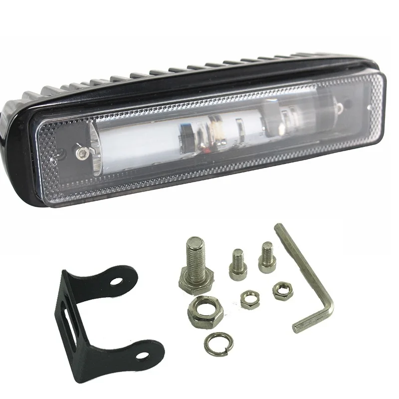 

Universal 30W LED Working Light Waterproof IP68 2250LM Car Auto Headlight Flood Light 6LEDs 1pcs
