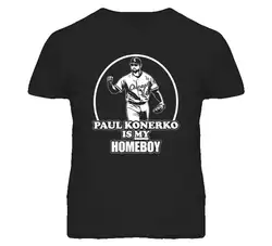 Chicago Paul Konerko Is My Homeboy Футболка Мужская s Топы крутая футболка с круглым вырезом Топ Футболка Мужская Летний стиль западный стиль