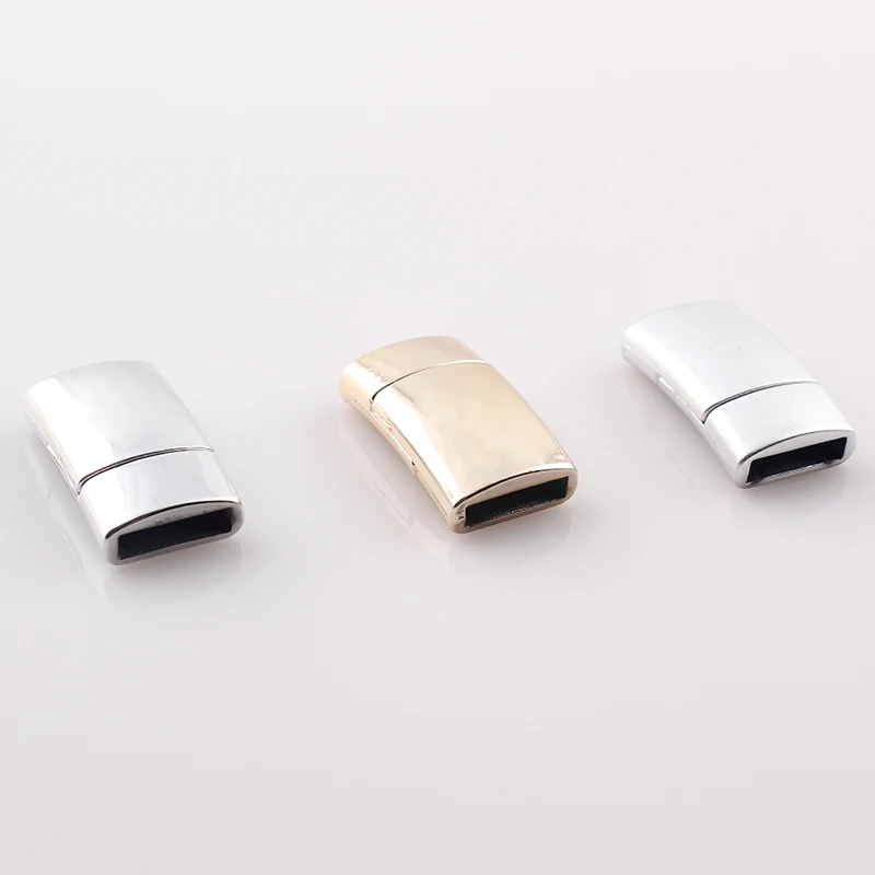 

2017 High Quality 5SET/LOT jewelry clasps strong magnetic Knot rectangle for flat leather cord bracelet jewelry DIY Makings