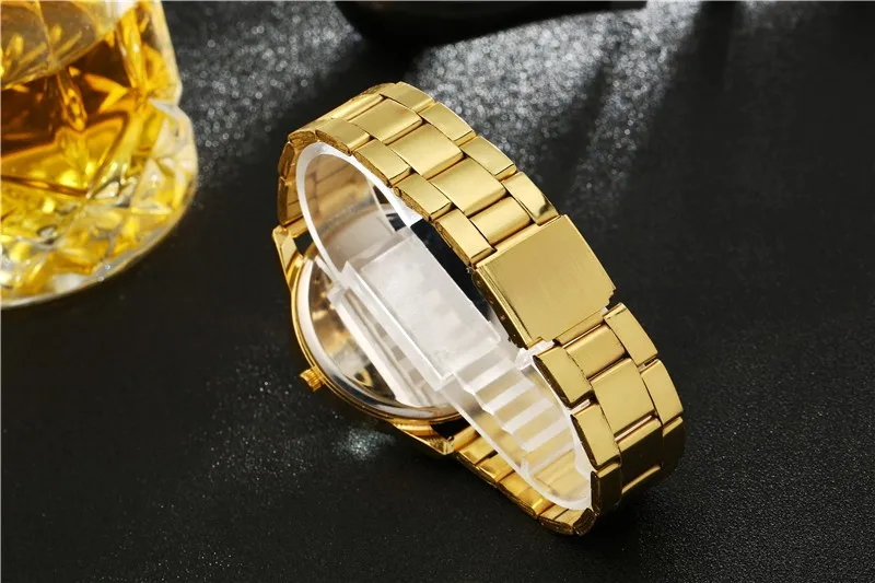 Элитный бренд цвета: золотистый, серебристый часы Для женщин Мода Rhinestone Нержавеющая сталь Кварцевые наручные часы для женское платье часы AC028