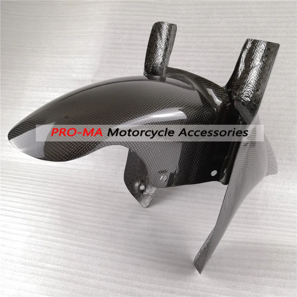 

Front Fender in Carbon Fiber For Kawasaki ZX-6R 1999 , ZX-9R 1998-2001 Twill glossy weave
