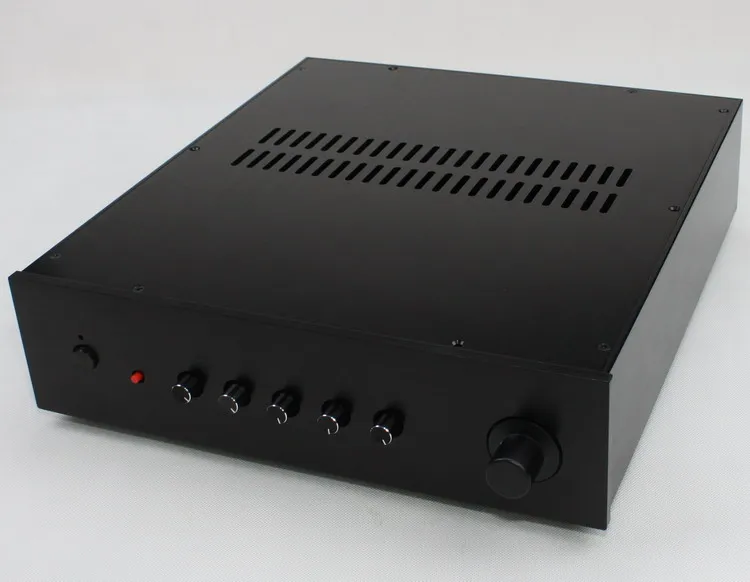 380*355*92mm Full Aluminum 5.1 Front Stage Power Amplifier