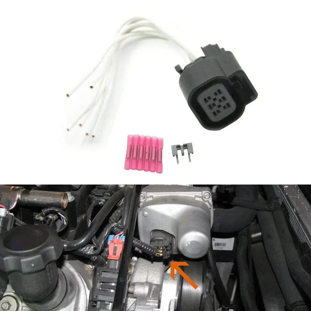 

Throttle Body Actuator Connector Wire Harness Wiring Pigtail Plug 6 pin For TAC ETCS DBW GM LS2 LS3 LS7 L99 PT2713 V8 Engine