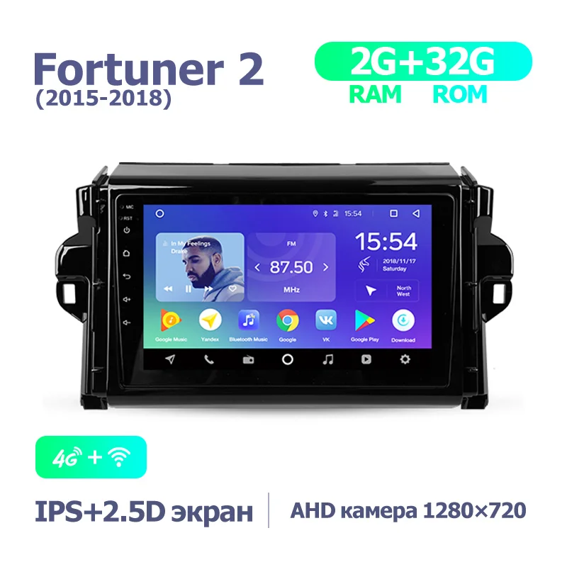 TEYES SPRO Штатное Головное устройство For Toyota Fortuner 2- GPS Android 8.1 aвтомагнитола магнитола автомагнитолы Андроид для Тойота - Цвет: Fortuner 2 SPro 32G