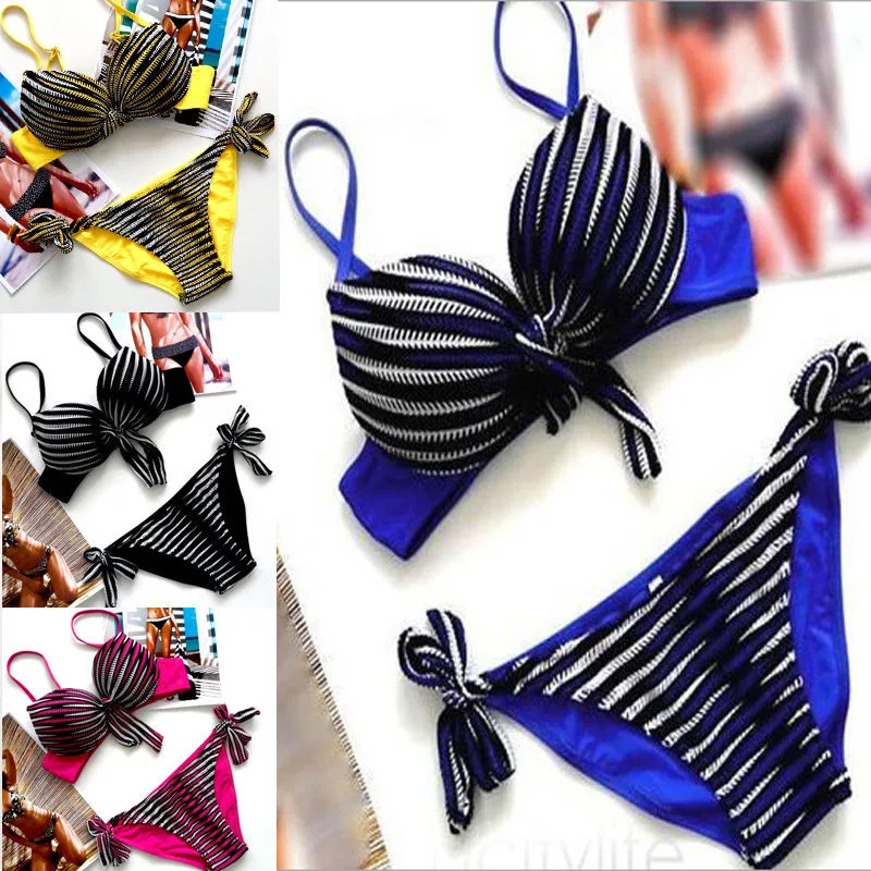 Женский купальник бикини с низкой талией и пуш апом|trikinis women|trikini push uptrikini swimsuits |