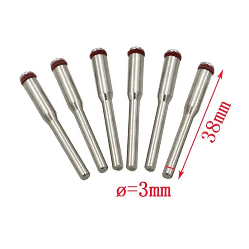 

6pcs 3mm Rotary Mandrel Accessories Disc Connecting Shank For Dremel Rotary Tools Brush Connecting Shank