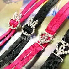 J002 Модный Крест Красный Черный Милый милый кролик любовь шаблон плечевой ремень без коробки Популярное удобное нижнее белье Пояс 10 шт./лот