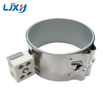 

LJXH Band Heater AC220V Inner Dia.100mm Height 80mm/90mm/100mm Stainless Steel Ceramic Heating Element for Electronic Equipment