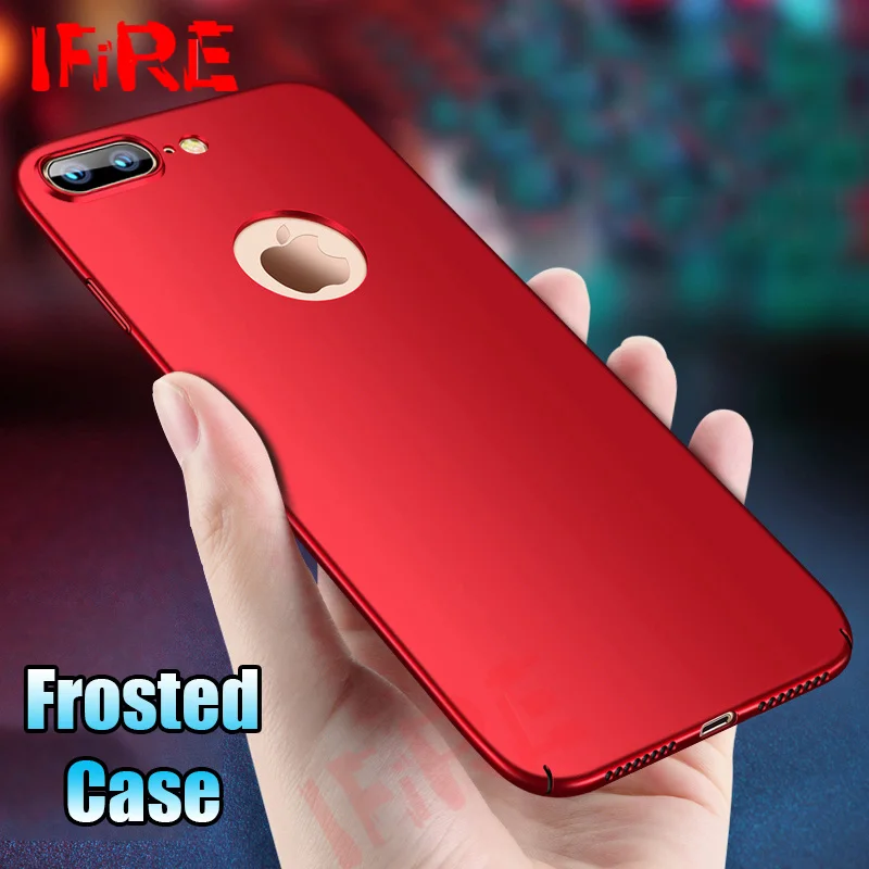 Luxury Hard Back Frosted Phone Cases For iPhone 7 6 8 Plus X Case