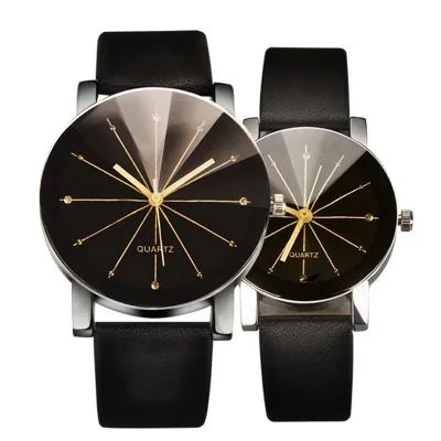 zegarki meskie Fashion Big Dial Men Women Casual Quartz watch Leather Black Cloc zegarki meskie Fashion Big Dial Men Women Casual Quartz watch Leather Black Cloc