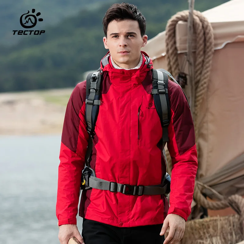 TECTOP Outdoor Winter 3 in 1 Mannen Wandelen Jassen Mannelijke Waterdicht Winddicht Thermische tweedelige Travelling Skiën Wandelen Jassen TECTOP Outdoor Winter 3 in 1 Mannen Wandelen Jassen Mannelijke Waterdicht Winddicht Thermische tweedelige Travelling Skiën Wandelen Jassen