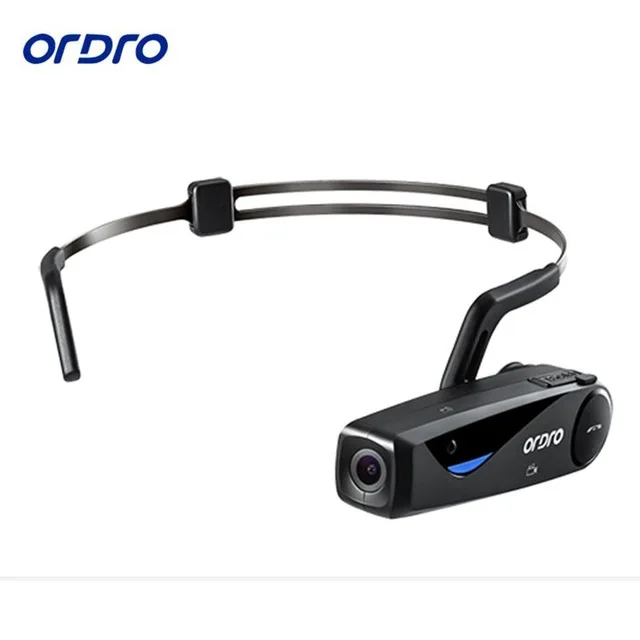 

Original ORDRO EP5 Bluetooth 4 .0 Hand Free Head Action Mini DV Camera Consumer Camcorders with earphone WiFi