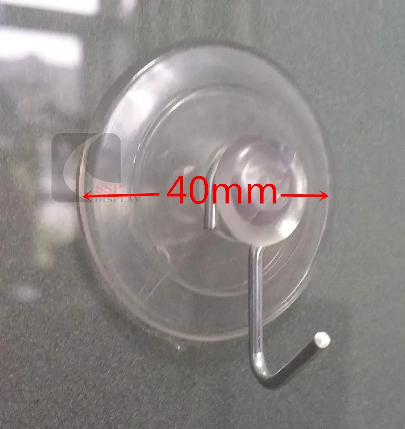 POP пластик всасывания Sucher грибообразное основание диаметр 4 см ясно знак дисплей продвижение ценник клип держатель подвесной крюк 50 шт. высокое качество