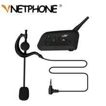 2018 V6C Professional Football Referee Headset Helmet Intercom Wireless Bluetooth Arbitration Monaural Earhook Earphone 1200M