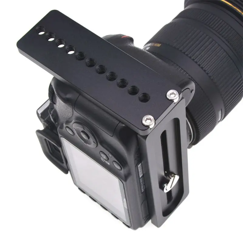 NEW MPU125 Quick Release Camera L Bracket Stabilizer Plate Stand for for Sony Camera Tripod Head Accessories