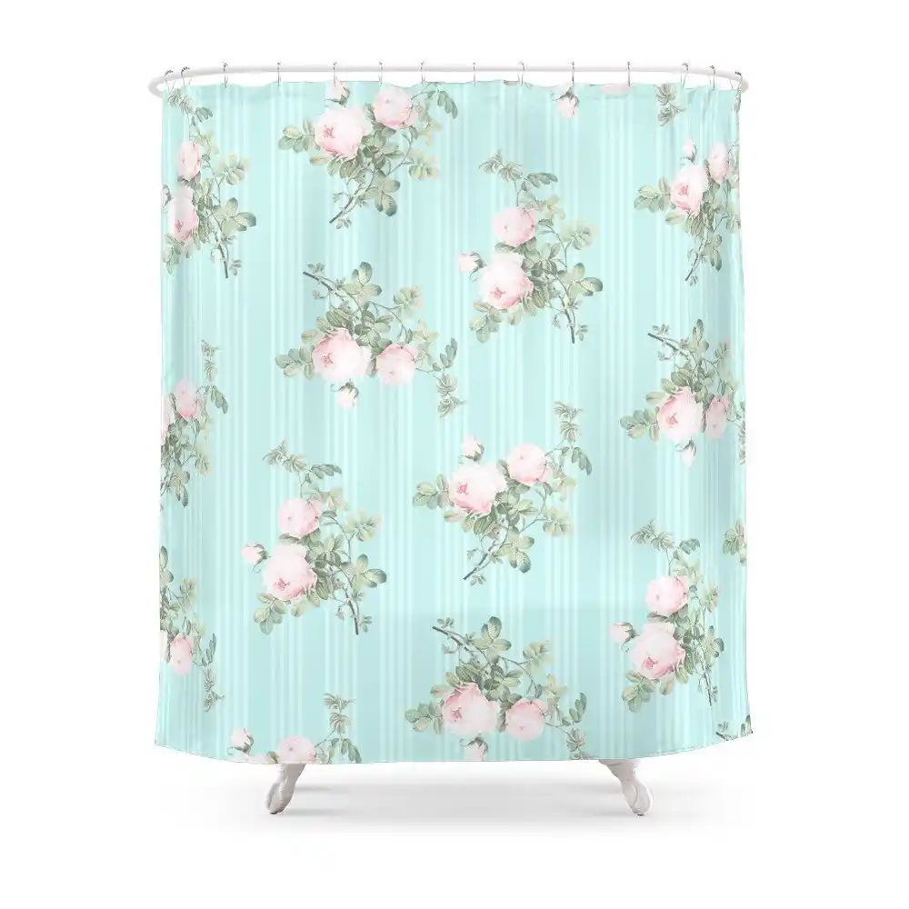 Shabby Chic Roses Pink Dan Mint Shower Curtain Polyester Kain Kamar Mandi Rumah Dekorasi Cetak Tahan Air Mandi Tirai Shower Curtain Print Shower Curtainshower Curtain Polyester Aliexpress Shabby Chic Roses Pink Dan Mint Shower Curtain Polyester Kain Kamar Mandi Rumah Dekorasi Cetak Tahan Air Mandi Tirai Shower Curtain Print Shower Curtainshower Curtain Polyester Aliexpress