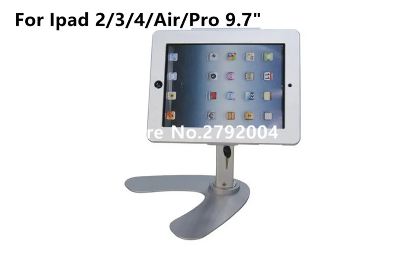 Suporte de Rotação da Mesa Suporte de Bloqueio de Segurança Restaurante para Menul para Ipad 22 9.7 Habitação Quiosque Pos Display no - 3 4 ar Pro 3 Segurança e Proteção