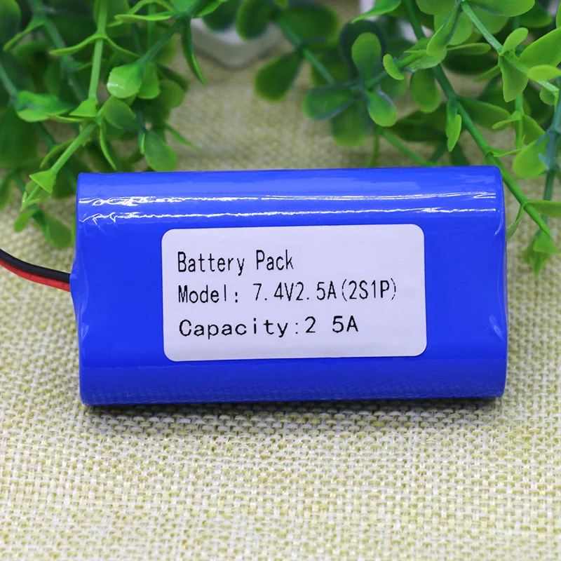 KLUOSI 7,4 V/8,4 V 2S1P 2500mAh аккумулятор 18650 аккумулятор перезаряжаемый аккумулятор для велосипедных фар/CCTV/камеры/Электрический