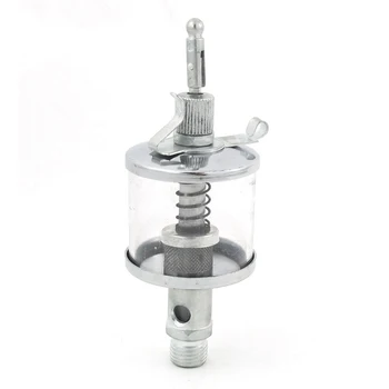

NOCM 50mL Engine Machine Lubricator Oil Gravity Drip Feed Oiler Clear+Silver