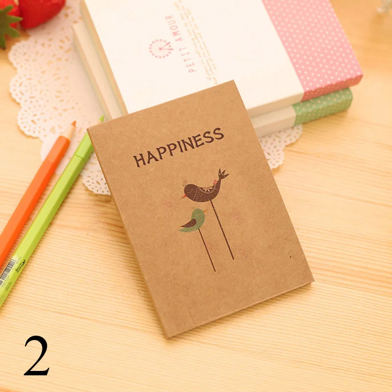 40Sheets Bullet Journal Coil Notebooks Kraft Paper Planner Diary Sketchbook For Kid Girls Gift School Office Supplies Stationery - Цвет: 2