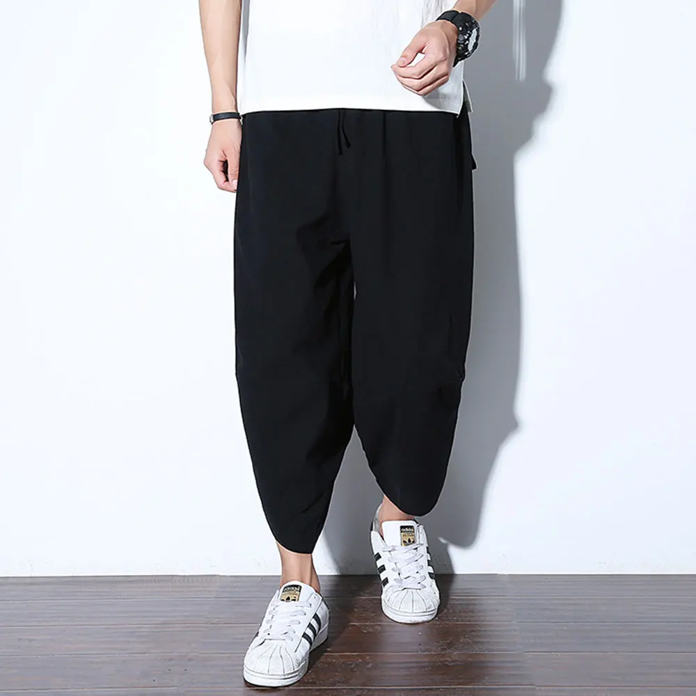 SOLEDI Men'S Harem Pants Dancing Pants Lightweight Travel