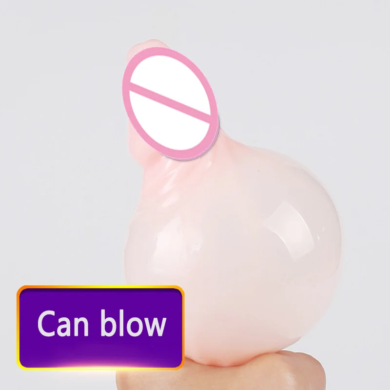 QU YUE 3 Size Penis Extender Medical Silicone Enlargement penis extenders sleeve condoms Sex Toys For Male Delay condom Long (1)