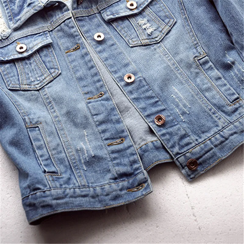 Harajuku Cowgirl Jacket 2019 New Korean Fashion Women Coat Large size 6XL Short Leisure Female Spring Autumn Outerwear Tops N694 Harajuku Cowgirl Jacket 2019 New Korean Fashion Women Coat Large size 6XL Short Leisure Female Spring Autumn Outerwear Tops N694