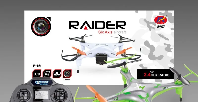 Drone 8957 В/8957 в 2,4 г 6 оси гироскопа 4CH RC Quadcopter может с камерой 2,0 МП камера Супер небьющиеся RTF PK QR Божья коровка