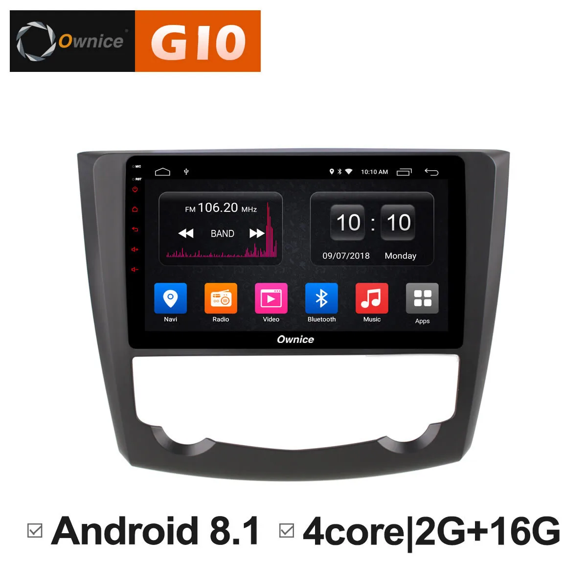 Top Ownice C500+ G10 Octa core Android 8.1 32G ROM Car DVD player GPS Audio Navigation for Renault Kadjar 2015 - 2017 DAB+ 4G LTE 1
