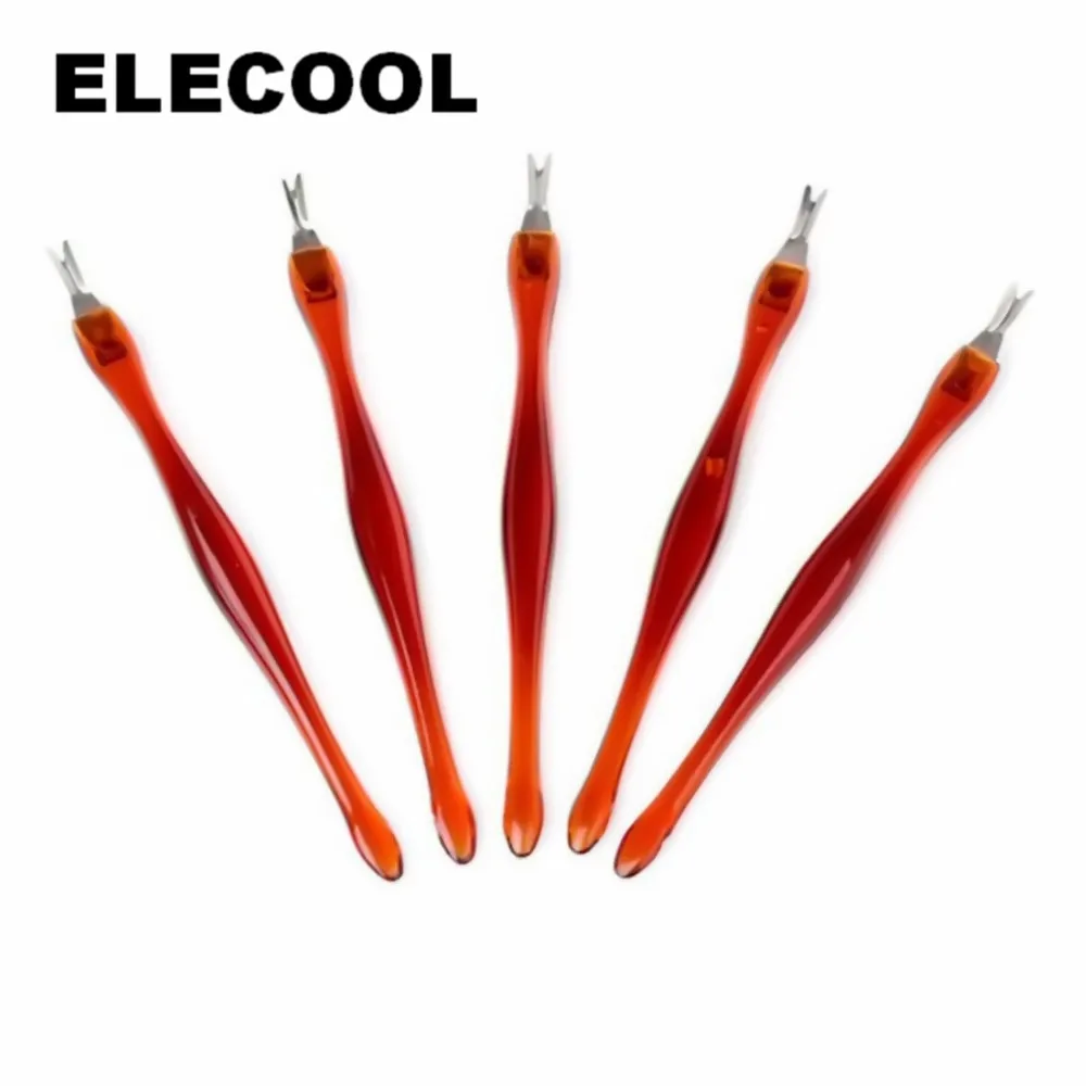 Elecool 1 шт. Профессиональный Отшелушивающий нож для отжима омертвевшей кожи для удаления вилки для женщин и девочек инструмент для ног мертвая лопатка для кожи набор пилок для ногтей