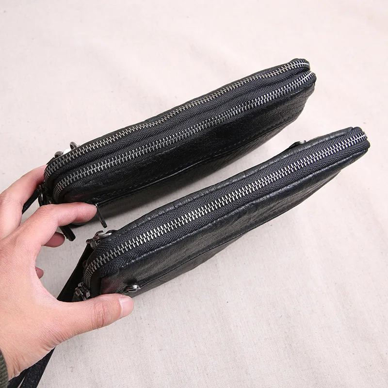 AETOO Men's trend head layer leather retro hand-picked bag, hand-made large-capacity multi-functional business hand bag