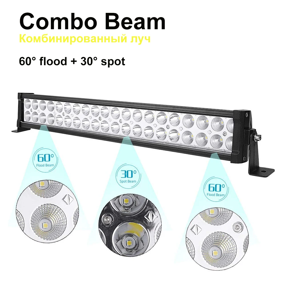 

LED Bar 22 inch LED Light Bar LED Work Light for Car Tractor Boat OffRoad Off Road 4WD 4x4 Truck SUV ATV Driving 12V 24V