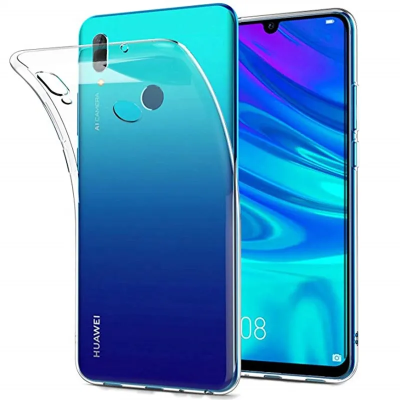 Clear-Silicon-Soft-TPU-Case-For-Huawei-P-Smart-2019-Transparent-Phone-Case-honor-8C-8X