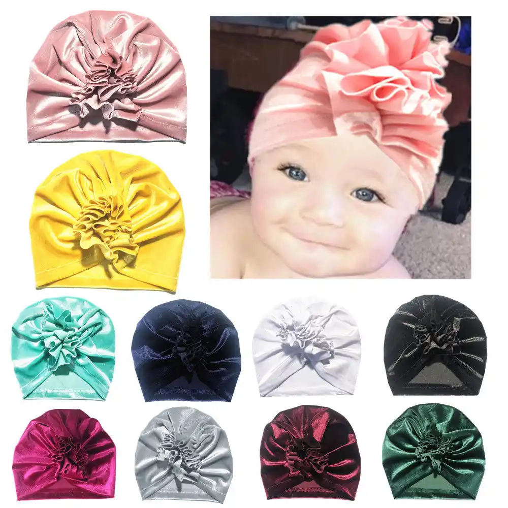 infant flower hats