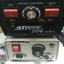 1 Набор Стоматологическая Ювелирная Полировочная ручка для полировки резьба ручка основной двигатель об/мин 0-35000 контроль скорости 2 модели-сильный 90 Сильный 204