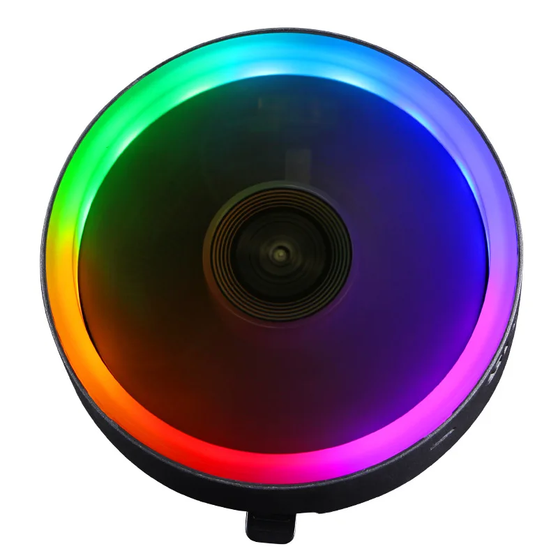 12 см RGB обесцвечивание процессор радиатор кулера красочные огни тихий вентилятор