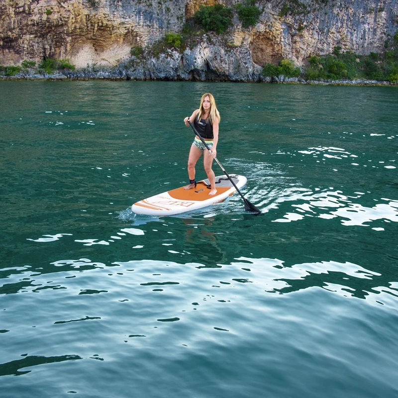 9ft 274 см надувные AQUA путешествие к доске для серфинга SUP гидро-Force c веслом, Панели EVA палуба Для женщин Летние Водные виды спорта