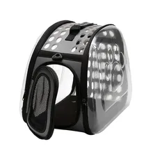 ABFP Прозрачный складной рюкзак для кошек, универсальный рюкзак для кошек, собак, дорожная сумка-переноска, посылка, прозрачная дышащая сумка для кошек